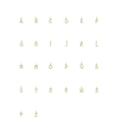 Collier Initial or – Image 4
