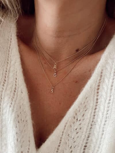 Collier Initial or – Image 3