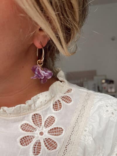 Créoles Palma - Mauve – Image 2