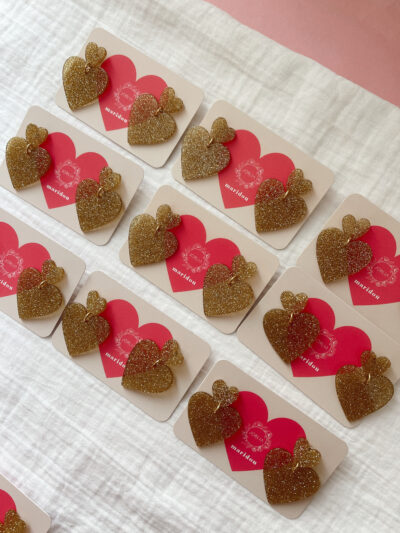 Boucles d'oreilles GOLD HEART x Jorlia – Image 2