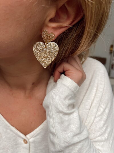 Boucles d'oreilles GOLD HEART x Jorlia – Image 3