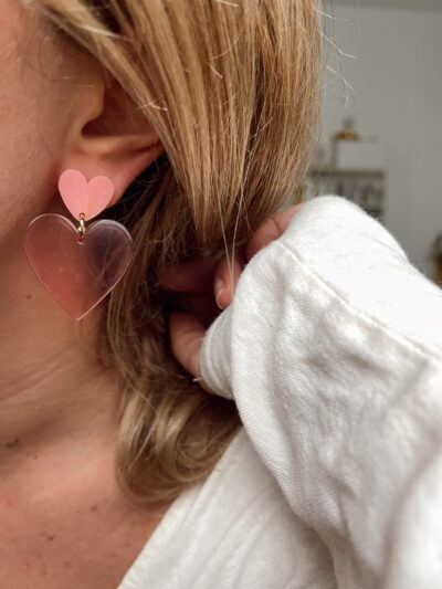 Boucles d'oreilles Amour – Image 3