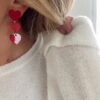 Boucles d'oreilles Frani - rouge – Image 4