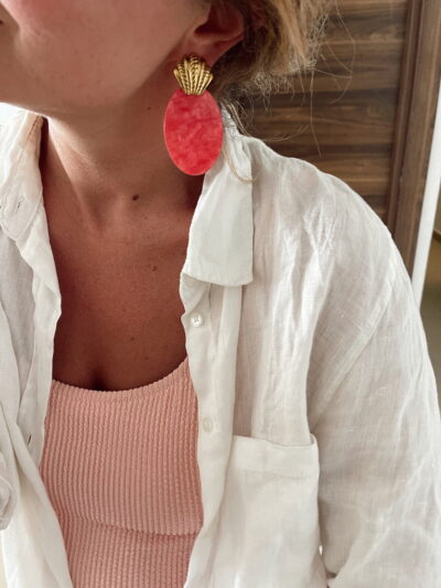 Boucles d'oreilles Saly - ciel – Image 3