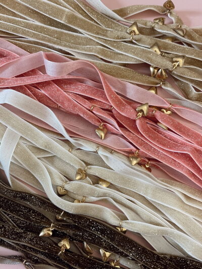 Bracelet ruban d'amour